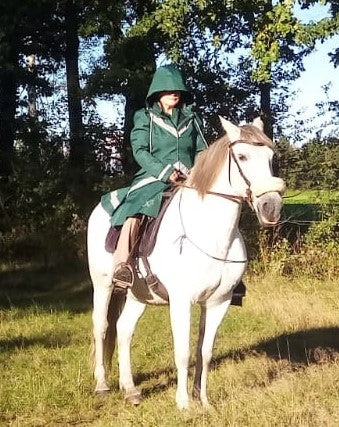 2 Wetterjacke , Regenjacke, grün