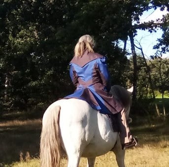 9 Wetterjacke, Regenjacke, Blau-Braun